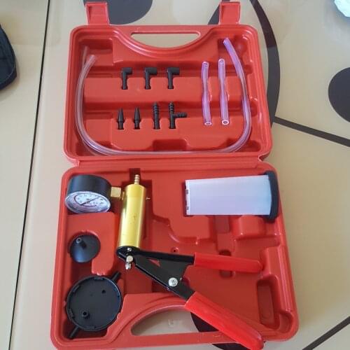 Hand Held Brake Bleeder Tester Set Vacuum Pump Car Motorbike Self Vacuum Pump Kits For Car Test Vehicle Settings Operation