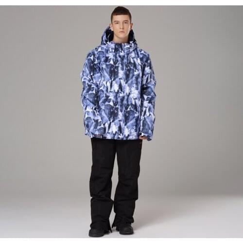 SEARIPE Warm Winter Ski Suit Set Men Windproof Waterproof Skiing Snowboarding Suits Set Male Outdoor Ski jacket + Pants Brand