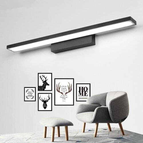 Nordic Creative Modern Led Mirror Headlights Waterproof Moisture-Proof Bathroom Bathroom Aluminum Interior Lighting AC110-240V