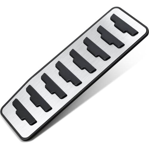 Steel Foot Rest Dead Pedal Pad Cover Trim For Range Rover Evoque Discovery Sport