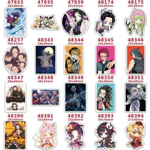 DIY Craft Supplies cartoon character flat back planar resins 30 pieces,Kimetunoyaiba resins PR47933