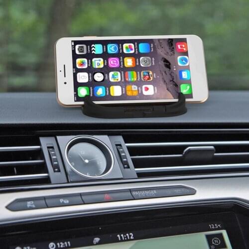 Universal Car Phone Sticky Holder Phone Mount Simple Style Anti-slip Black Silicone Car Pad Dashboard Phone Keys Holder for Car