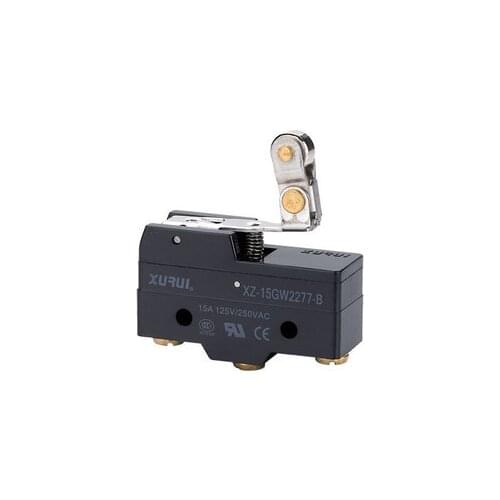 XZ-15GW2277-B-NO-NC-Micro-Switch-SPDT-Unidirectional-Hinge-Roller-Lever-Type