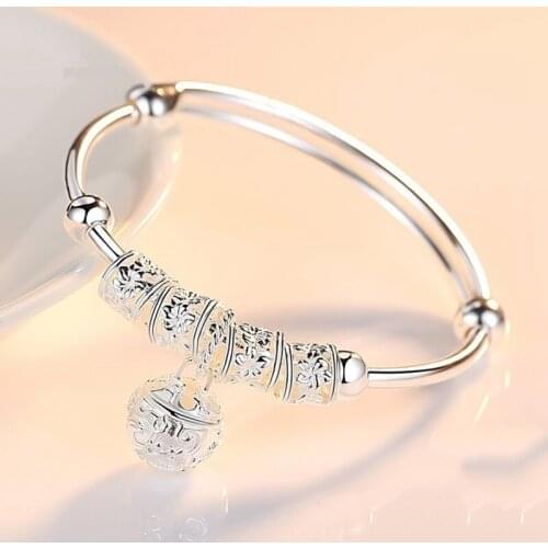 Jewelry Palace Bell Charm Bracelets Bangles Jewelry , Colour Lucky Bead Bracelet Women Jewelry Birthday Gifts