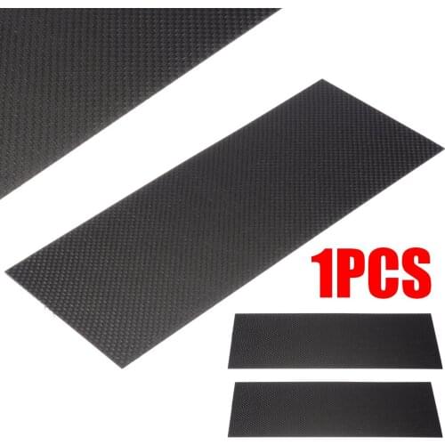 100x250mm Carbon Fiber Plate Panel Sheet 3K Weave Glossy Plain Twill Weave Surface Plate Panel Sheet 1mm