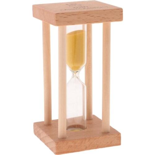 5 Mins Wooden Sandglass Baking/Cooking Timer Hourglass Home/Kitchen Accessories Ornament