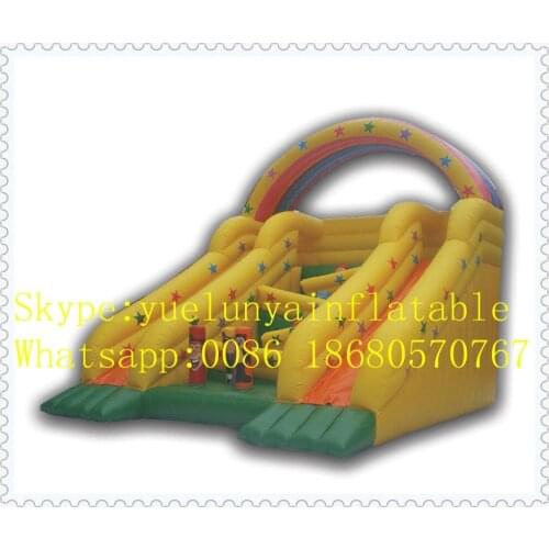 Factory direct Inflatable slide,Inflatable castle, Rainbow slide, stair slide KY-08