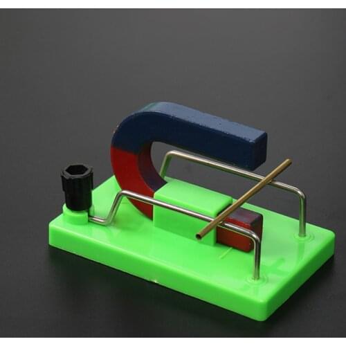 Magnetic field acting on current Experimental apparatus ampere force experimental apparatus for junior school physics teachi