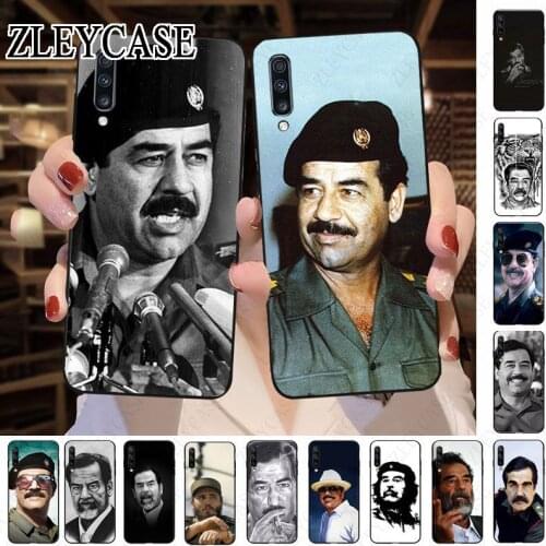 Saddam Hussein Iraq Arabic Soft silicone Phone Case For Samsung Galaxy A50 A10 A20 A20E A20S A40 A51 A70 A30 A6 A8 Cellphones