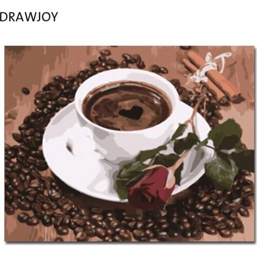 New DIY Frameless Picture Painting By Numbers Canvas Oil Painting Home Decoration For Living Room Of Realist Style GX8117