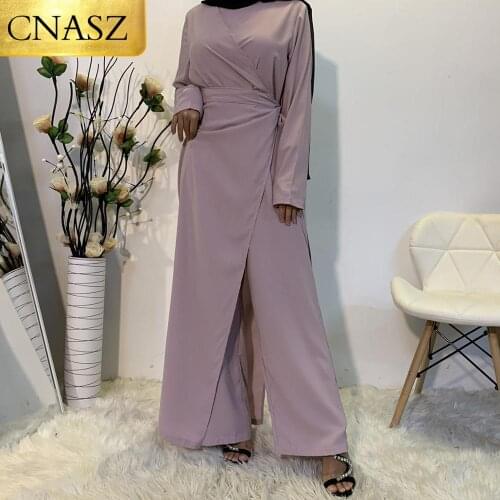 New Arrivals Muslim High Quality Simple Jumpsuit Islamic Turkey Fashion Jumpsuit Dress Elegant Comfortable Jumpsuit Clothing