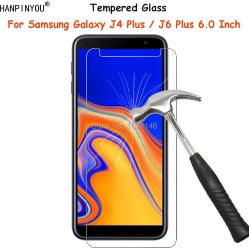 For Samsung Galaxy J4 J6 Plus J6Plus J415 J610 Clear Tempered Glass Screen Protector Ultra Thin Explosion-proof Protective Film