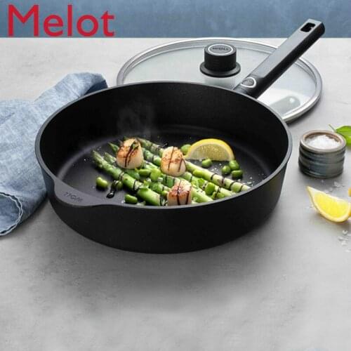 German Imported Non-Stick Pan Flat Bottom Frying Pan Household Diamond XR Gas Stove Frying Pan