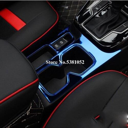 Car Styling Central Gear Shift Frame Cover Trim Sticker For Kia Sportage R 2018 2019 Accessories Interior Moldings