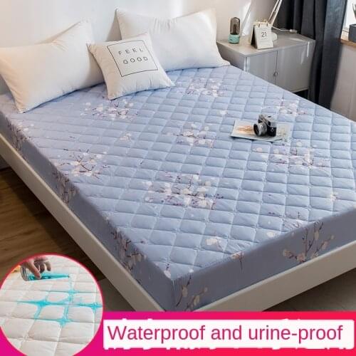 Waterproof Mattress Protector Bedspread One-Piece Urine-Proof Breathable Mattress Cover Mattress Dust Cover Protective Case