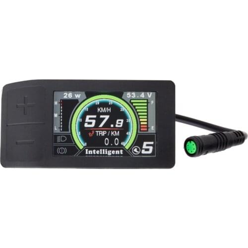 Electric Bicycle TFT LCD 500C Display Speed Indicator Computer For Bafang 8FUN Mid Hub Motor 36V 48V 52V 60V 750W E-bike Parts