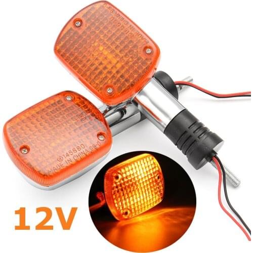 1 pair of motorcycle turn signal lights flashingfor Honda Shadow VTX Steed Rebel Magna 250 400 750