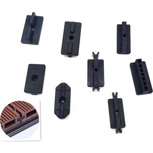 200Pcs Composite Deck Clip Hidden Fixings Plastic T WPC Decking Outdoor Floor Clips