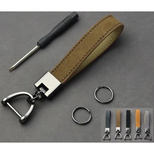 Car keychain key chain pendant Home key Car anti-theft leather key chain suitable for Home keys Mannequin keys Electric Car keys