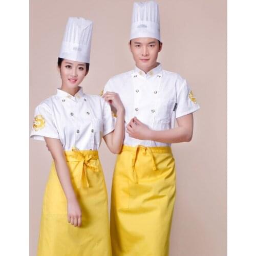 White Long Sleeve Master Cook Work Uniforms Restaurant Hotel BBQ Kitchen High Quality Workwear Clothing Food Service Chef Tops
