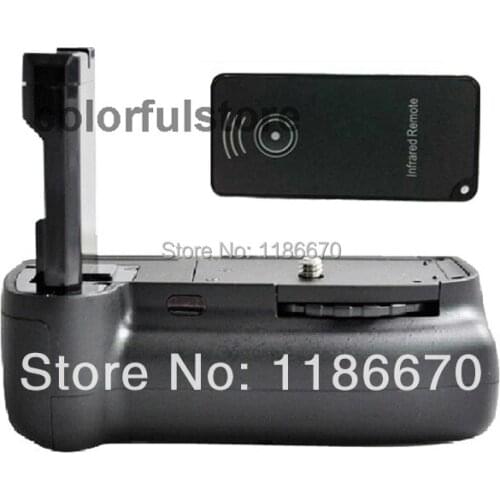Free Ship! Battery Grip Vertical Shutter For Nikon D3100 D3200 D5100 D5200 SLR Camera + IR Remote replace of MB-D31 fit EN-EL14