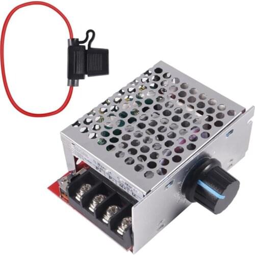 New 7-70V 30A PWM DC Motor Speed Controller Switch Control 12V 24V 36V 48V with 30 Amp Fuse