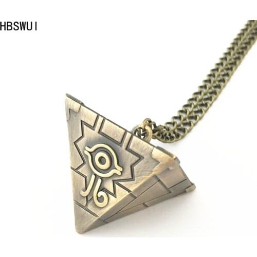 HBSWUI Yu-Gi-Oh! Necklace Classic TV Movie Cartoon Anime Show High Quality Fshion Metal Jewelry Gifts for Woman Girl Men