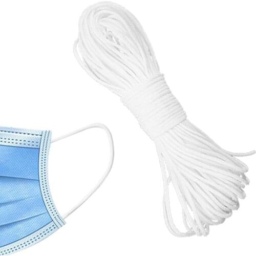 JOJO BOWS 3mm Masks Rope Solid Soft Round Elastic Band Handmade Masks Materials DIY Crafts Supplies Masks Accessories