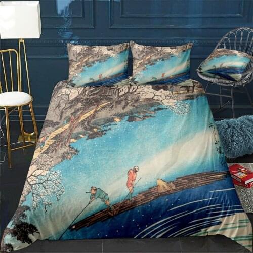 Arashiyama Manka Quilt Cover Pillowcase 3Piece Comforter Bedding Set With Pillow Case Single Double Duvet Cover Home Decora