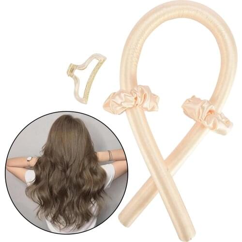 Heatless Curling Rod Headband Lazy Curler Silk Curling Ribbon Silk Curling Ribbon Heatless Hair Curling Ribbon Make Hair Curly