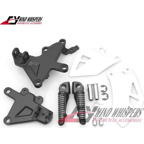 Motorcycle Front Footrests Foot pegs tripod Pedal stent assembly For Kawasaki ZX10R ZX-10R ZX 10R 2011 2012 2013 2014 -2018