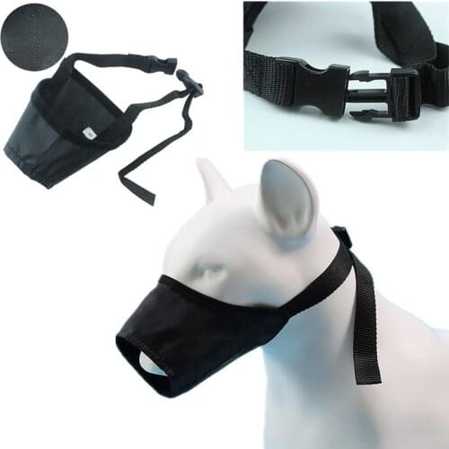 Anti Barking Dog Muzzle for Small Large Dogs Adjustable Pet Mouth Muzzles for Dogs Nylon Straps Dog Accessories