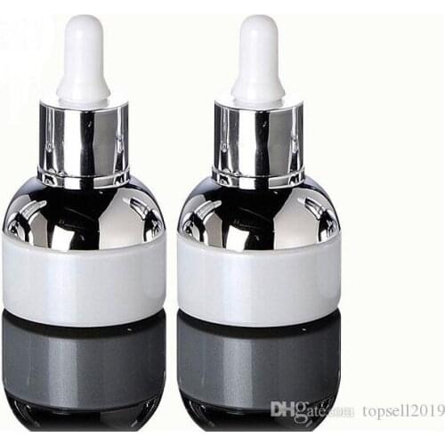 30ml transparent Glass Dropper Bottles Empty Essential Oils Perfume Bottle Women Cosmetic Container Small Packaging