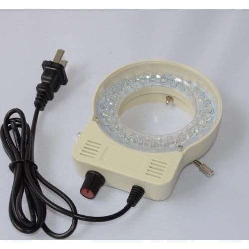 Adjustable Microscope LED Ring Light Stereo Illuminator Lamp For Industry Microscope Camera Magnifier 100V-240V AC Light