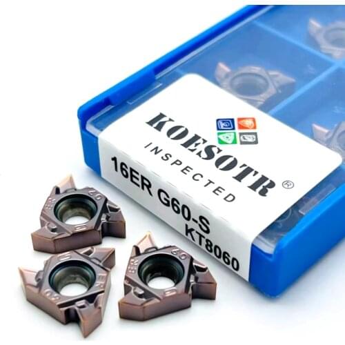 Thread turning tool 16ER G60 16IR G60-S carbide tool CNC lathe tool cutting tool MMT16 ER steel, stainless steel thread tool