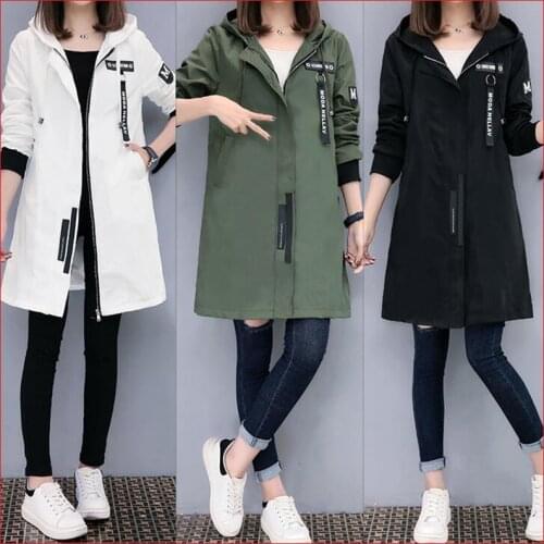 Semfri Jacket Women 2020 Autumn Winter Chaqueta Mujer Plus Size Slim Baseball Clothes K Pop Medium Length Windbreaker Coats