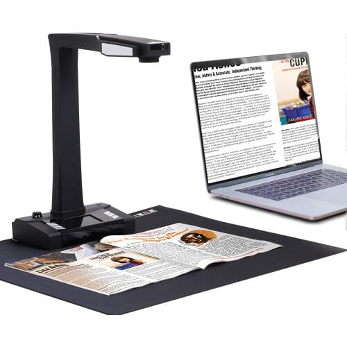 JOYUSING V160 Portable 18MP HD Doc Cam Book Scanner with OCR Visualizer for School Teaching