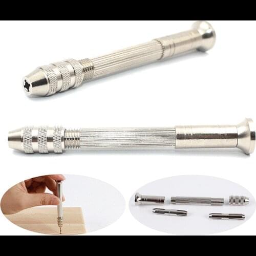 Twist Braid Pin Vise Mini Double Ended Pin Vise for Craft & Jewelry Making Tool Wire Decor 0.3-3.2mm PI669