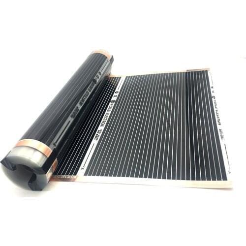 0.125-0.25m2 MINCO HEAT AC220V 50cm Width 280w/m2 Infrared Carbon Underfloor Heating Film with Accessories
