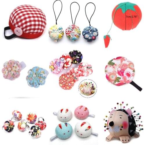 1Pc Needlework Accessories DIY Craft Needle Pin Cushion Holder Stitch Marker Sewing Pin Cushion Home Sewing Tools Ball Shaped