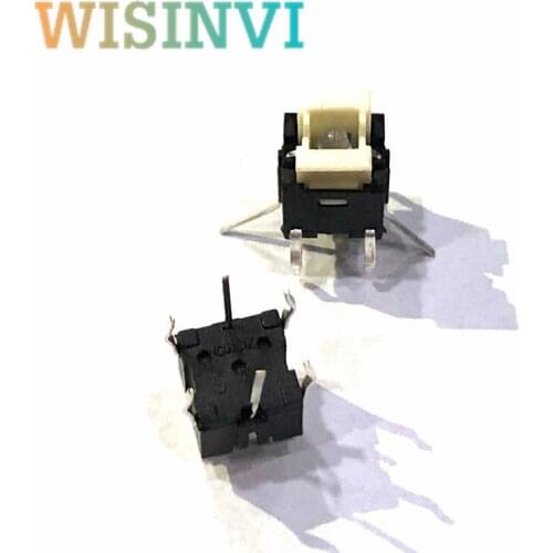 10PCS YT2182 6*6*7 MM SMT Tactile Push Button Switch with 5 Colours LED Micro Switch Reset Switch 6X6X7 Switch MMHigh Quality