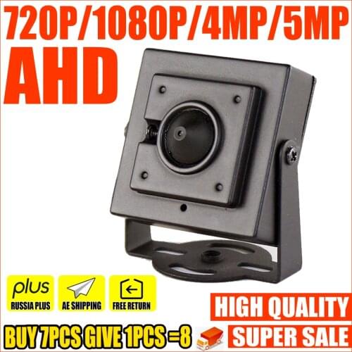 3000TVL HD CCTV AHD MINI Camera 5MP 4MP 2.0MP 1080P SONY-IMX326 3.7mm Cone Lens ALL FULL Digital Super Micro video Have bracket