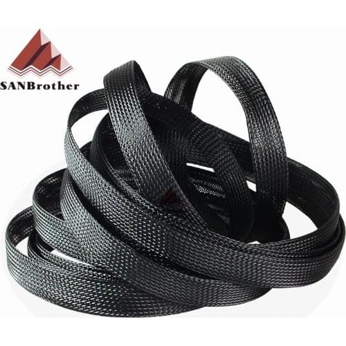 3D Printer UM2+ + Extended Cable Sleeves Black Snakeskin Mesh Wire Protecting PET Nylon Cable Shock Cable Sets