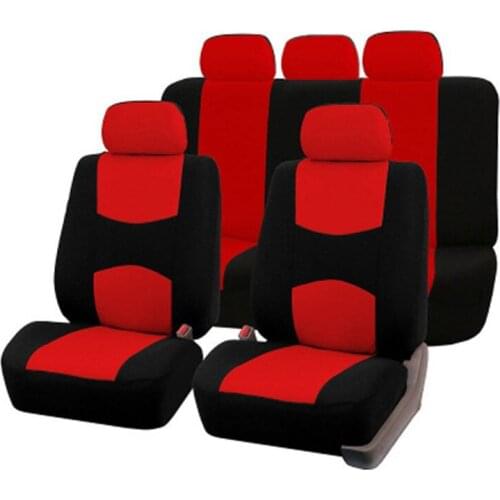 Universal Car Seat Cover Set Red Car Styling Fit Most Car Interior Accessories Sedans Seat Covers for Car Care