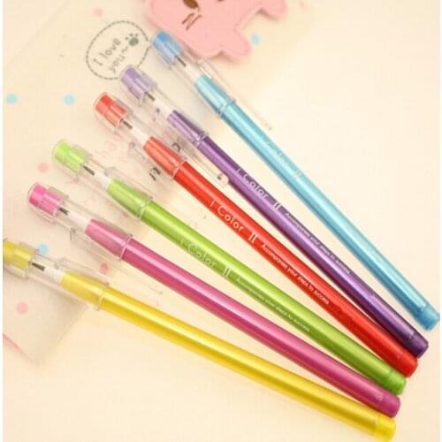 Freeshipping Hot selling bullet pencil cartoon plastic pencil students pencil 30 pieces /package