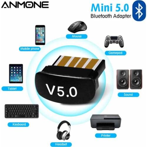 True 5.0 Usb Bluetooth Adapter for Pc Audio File Transfer Mini Computer Laptops USB Receptor Dongle Bluetooth 5 Transmitter