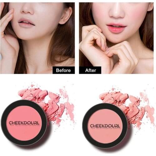 CHEEKDOURL Blush Pallete Face Makeup Single Blusher Contour Powder Long-lasting Natural Matte Blush Make Up Brighten Skin