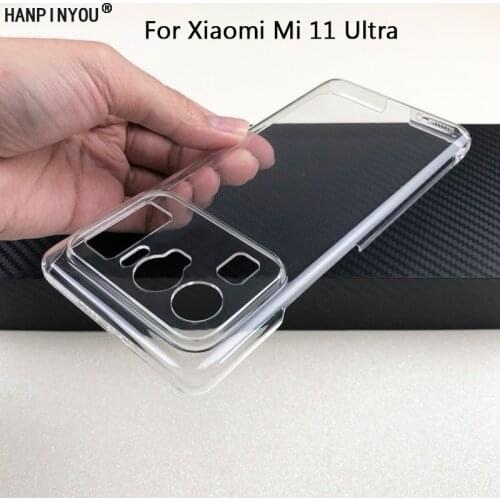 For Xiaomi Mi 11 mi11 Ultra 6.81" Glossy Snap Phone Case Crystal Invisible Hard PC Full Cover Clear Camera Protect Back Shell