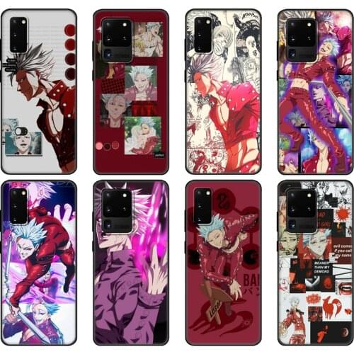 Black tpu Case For Samsung galaxy S20 /S20 PLUS/S20 ultra/S20+ /S20FE back cover Seven Deadly Sin ban fox