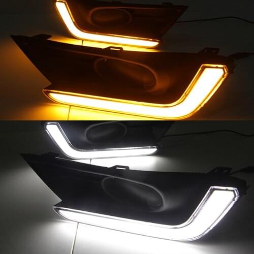 CSCSNL 1 Pair Turn Signal Waterproof Car DRL 12V LED Daytime Running Light Fog lamp For Honda CR-V CRV 2017 2018 2019 2020